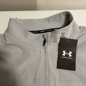 Mens Under Armour Fitted Run Long Sleeve Quarter Zip